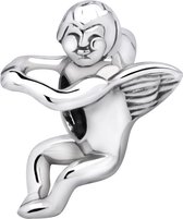 Quiges - 925 - Zilveren - Bedels -Sterling zilver - Beads - Engeltje Kraal Charm - Geschikt – voor - alle bekende merken - Armband Z287