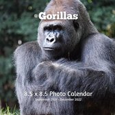 Gorillas 8.5 X 8.5 Photo Calendar September 2021 -December 2022: Monthly Calendar with U.S./UK/ Canadian/Christian/Jewish/Muslim Holidays- Nature Prim