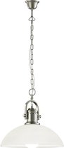 LED Hanglamp - Hangverlichting - Nitron Montino - E27 Fitting - Rond - Mat Nikkel - Aluminium