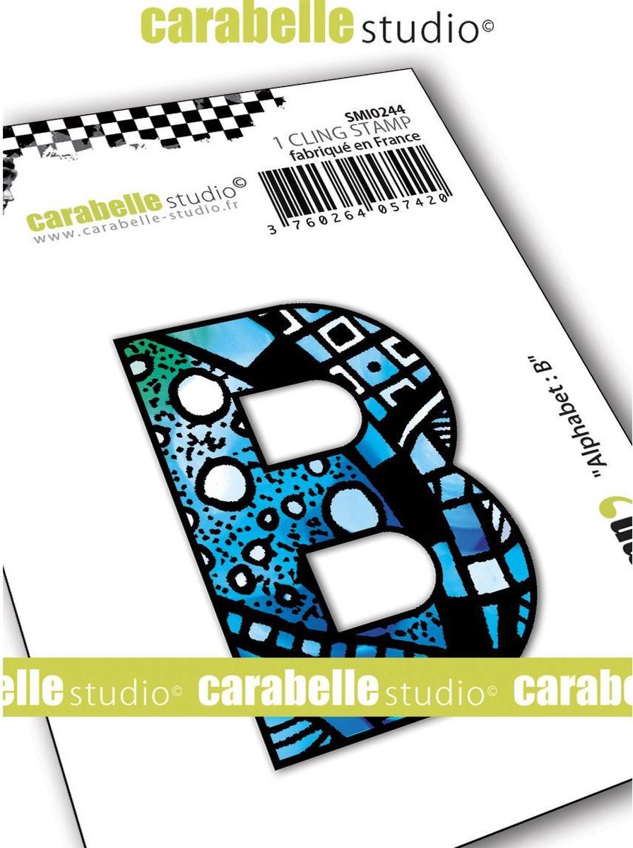 Carabelle Studio Cling stamp Small alphabet B