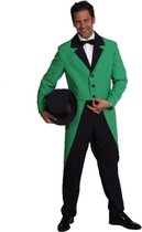 Magic By Freddy's - Dans & Entertainment Kostuum - Gene Kelly Show Slipjas Groen Man - Groen - Large / XL - Carnavalskleding - Verkleedkleding
