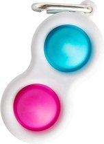 Simple Dimple - Pop It Fidget Toy - TikTok Speelgoed - Stressbestendig - Anti-Stress - Blauw/Roze