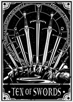 Mini poster - Deadly Tarot - Ten Of Swords