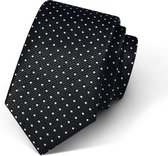 Premium Ties - Luxe Stropdas Heren - Polyester - Zwart - Incl. Luxe Gift Box!
