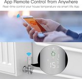 Slimme radiatorknop(kraan), Zigbee | Batterij | App iOS & Android | Werkt met Google Home & Alexa