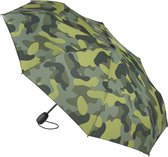 SENVI® Automatisch Open/Dicht Mini Paraplu met Windvast Systeem Ø 97 cm - Groen Camouflage
