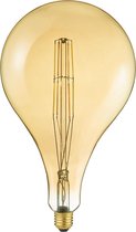 LED Lamp - Filament - Trion Globin - E27 Fitting - 7W - Aanpasbare Kleur - Amber - Glas - BSE