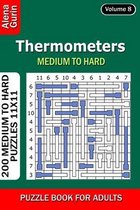Thermometers puzzle book for Adults