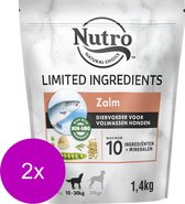 Nutro Adult Limited Ingredients Zalm - Hondenvoer - 2 x 1.4 kg