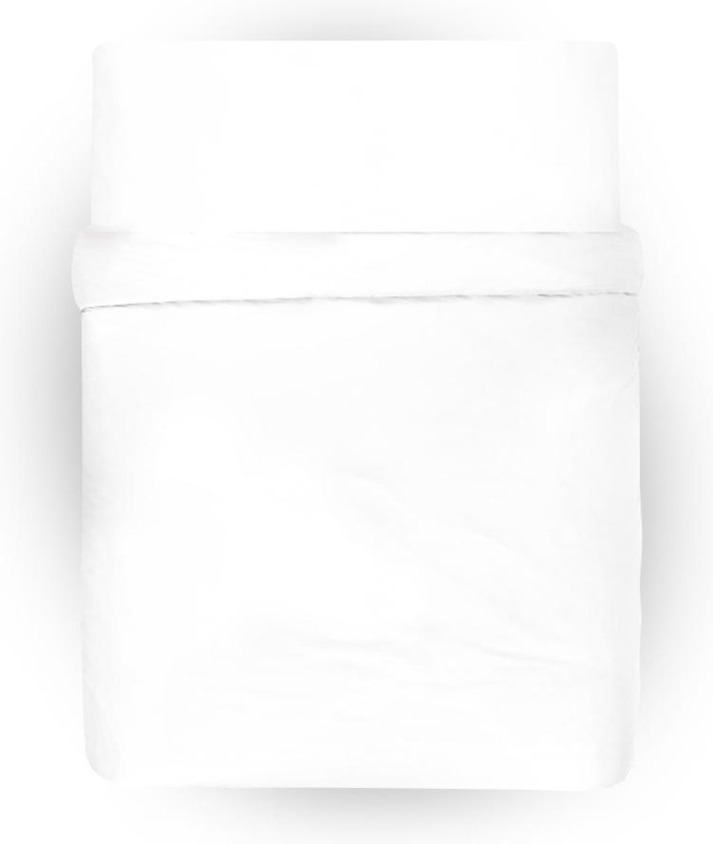 Cillows Dekbedovertrek - Excl. Kussenslopen - Katoensatijn - 200x220 cm - Wit