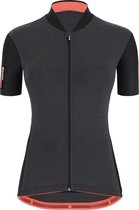 Santini Fietsshirt Korte mouwen Zwart Dames - Colore S/S Jersey For Women Black - XL
