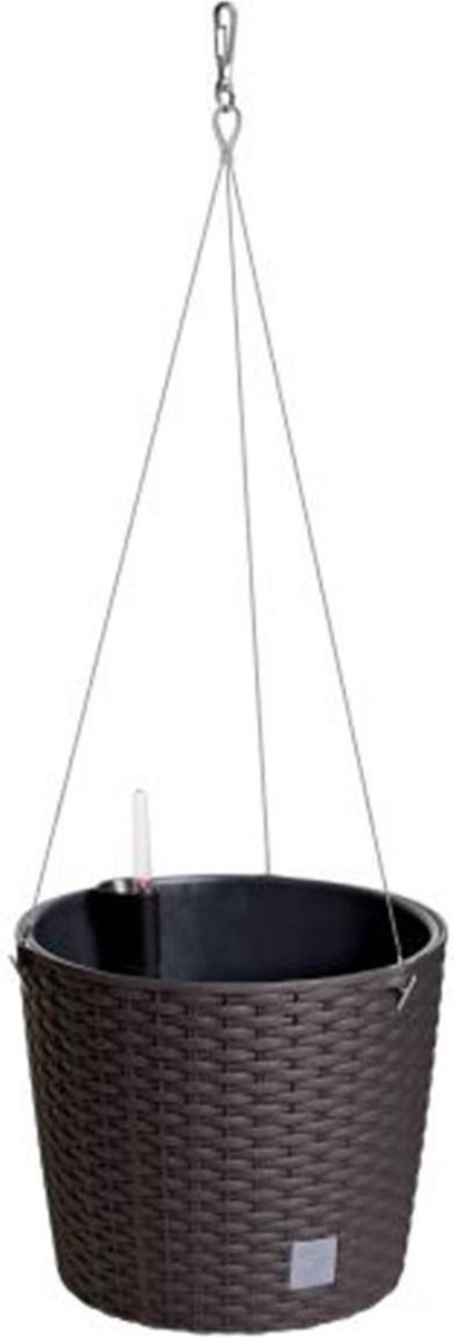 Hangpot met Prosperplast Rato Round inzetstuk - umbra