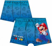 Super Mario zwembroek - blauw - Maat 104 / 4 jaar