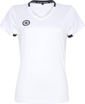 The Indian Maharadja Tech Shirt  Sportshirt - Maat 152  - Meisjes - wit/zwart