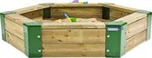 Bol.com Horby Bruk Zandbak Junior - FSC 100% Zweeds hout - 150 X 110 X 28 Cm - CE gekeurd - ISO 9001 - 10 jaar garantie aanbieding