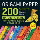 Origami Paper 200 Sheets Nature Patterns 6 Inches