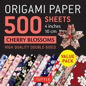 Papier origami 500 feuilles Cherry 4 (10 cm)
