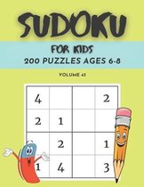 Sudoku For Kids 200 Puzzles Ages 6-8 Volume 43