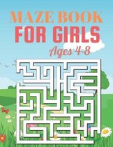 Maze Book For Girls Ages 4-8