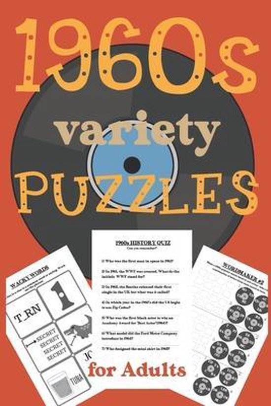 Variety Puzzle Books for Adults 1960s Variety Puzzles for Adults