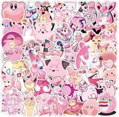 Pink Pokemon stickers 25 stuks || Waterproof || Disney stickers || Most Seller ||vinyl graffiti stickers|| VSCO stickers||