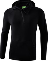 Erima Essential Sweatshirt met Capuchon Zwart-Grijs Maat 2XL