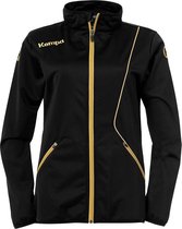 Kempa Curve Classic Trainingsjas Dames Zwart-Goud Maat S
