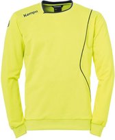 Kempa Curve Training Top Fluo Geel-Diep Blauw Maat 128