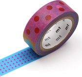 MT Masking Tape - Kapitza Polka Dot Vivid - 15mm - 7m