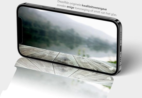 Geschikt voor iPhone 12 / 12 Pro Screenprotector Tempered Glass - 2 stuks Beschermglas - Solutionss4