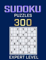 Sudoku 300 Puzzles Expert Level: Ultimate Challenge Collection of Sudoku Problems with Two Levels of Difficulty to Improve your Game