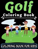 Golf Coloring Book For Kids