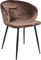 Luxe Eetkamerstoel - Eetkamerstoel - Velvet - Industriële Eetkamerstoel - Stoel Velvet - Design - Chair - Eetkamerstoelen - Comfort - Comfortabel - Industrieel - Luxe - Comfortabel