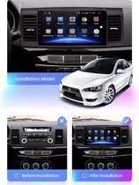 Mitsubishi Lancer (zonder Rockford) 2008-2012 Android 10 navigatie en multimediasysteem autoradio RDS Bluetooth USB WiFi 1+16GB