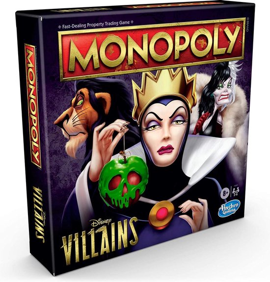 beoefenaar Nachtvlek stem Monopoly - Disney Villains Editie - Engelse Versie | Games | bol.com