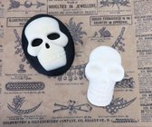 Sillicreations silicone mal SKULLS gothic skelet doodshoofd mold Cameo schedel