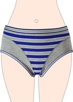 Dames slips 3 pack gestreept donker blauw S