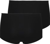 RJ Everyday 2-Pck Vlissingen Dames Midi Brief Zwart XXL