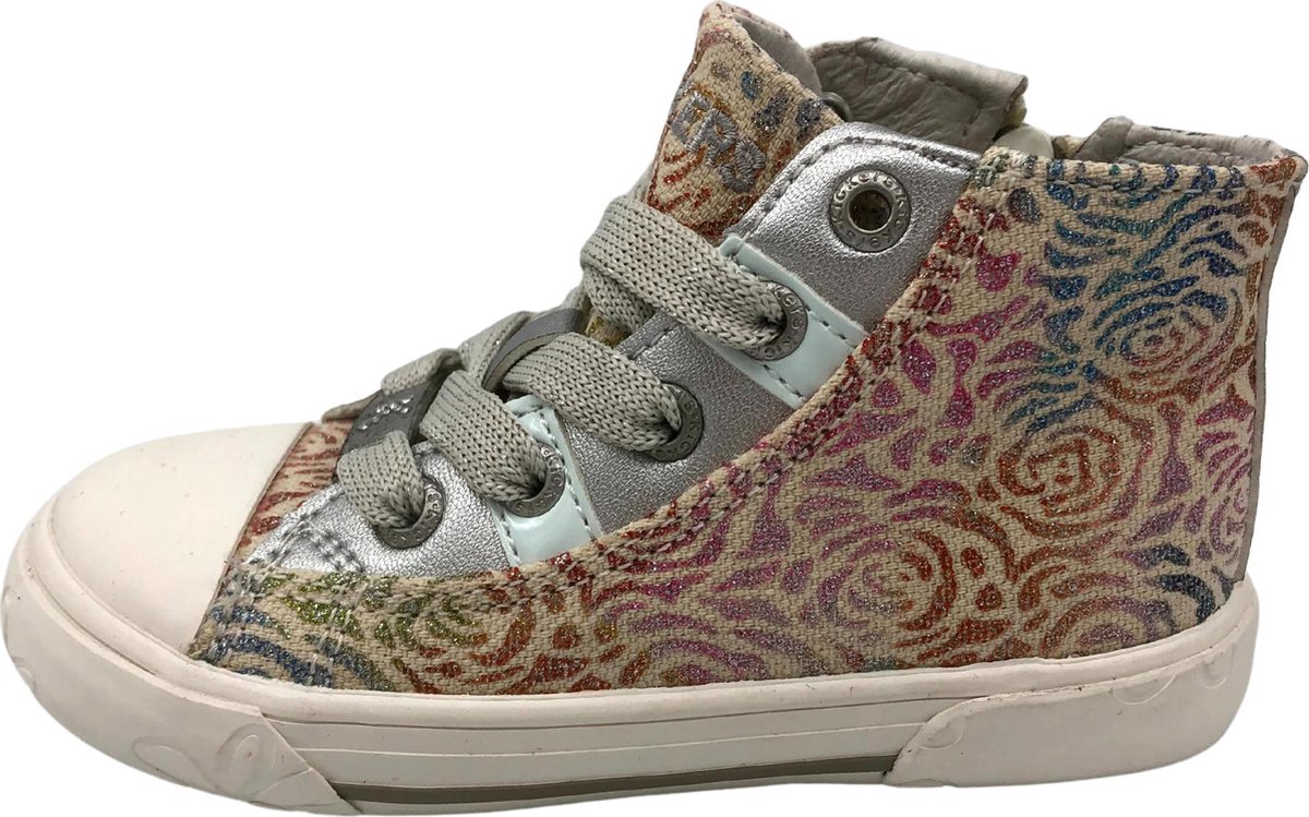Kickers Bottien Cocco Gesloten Schoenen Meisjes Zilver 805 Silver sneakers  meisjesschoenen allstars - Schoenen.nl