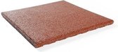 Rubber tegels 20 mm - 0.5 m² (2 tegels van 50 x 50 cm) - Rood