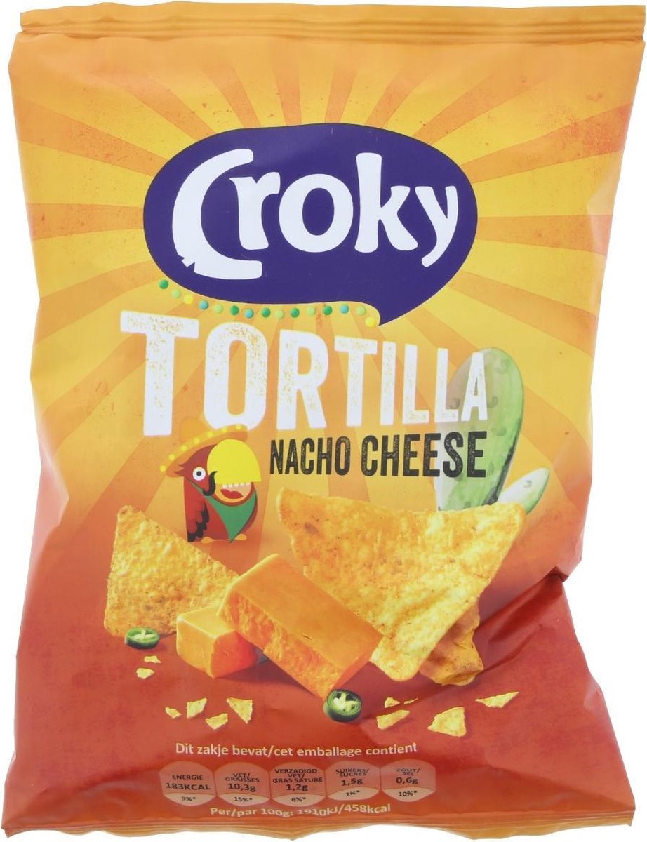 CROKY Tortilla Nacho Cheese 40gr 28/11/2025