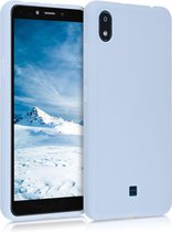 kwmobile telefoonhoesje geschikt voor LG K20 (2019) - Hoesje voor smartphone - Back cover in mat lichtblauw