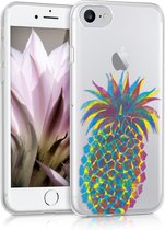 kwmobile telefoonhoesje voor Apple iPhone 7 / 8 / SE (2020) - Hoesje voor smartphone - Ananas design