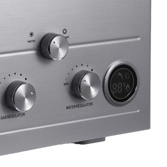 Propaan / Butaan / LPG Geiser 12 Liter per minuut Incl Douche