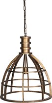 PTMD Denver goudkleurige plafondlamp maat in cm: 90 x 4 x 90 - Goud - Goud