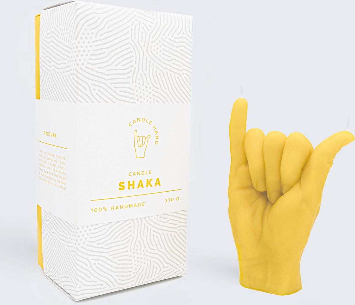 CandleHand - Shaka - yellow