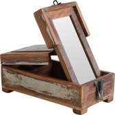 Raw Materials Scrapwood Opbergbox – 26x14x10cm – Gerecycled hout