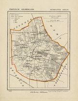 Historische kaart, plattegrond van gemeente Didam in Gelderland uit 1867 door Kuyper van Kaartcadeau.com