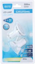 Grundig LED Lamp met Wit Licht - Spot light - GU10 - 2 stuks