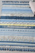 The Rug Republic Handgemaakt Blauw/Multi CANTIC Tapijt